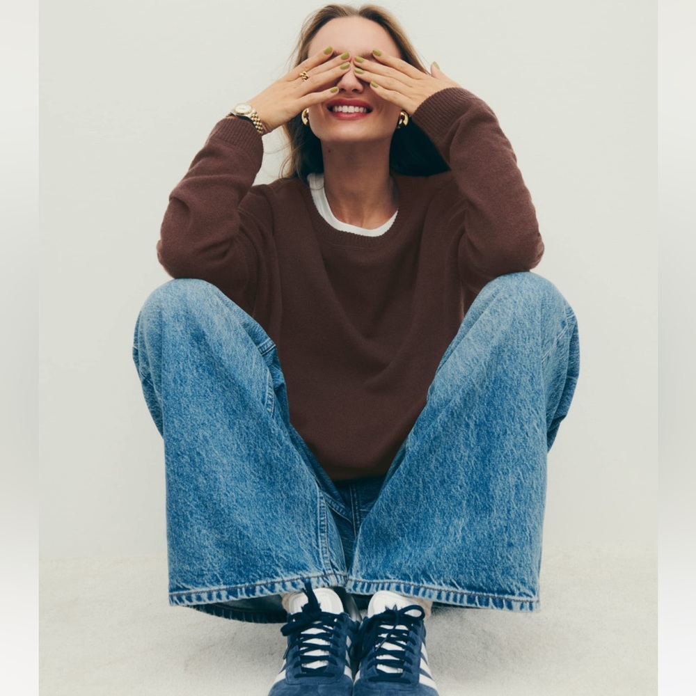 Reformation cashmere boyfriend sweater